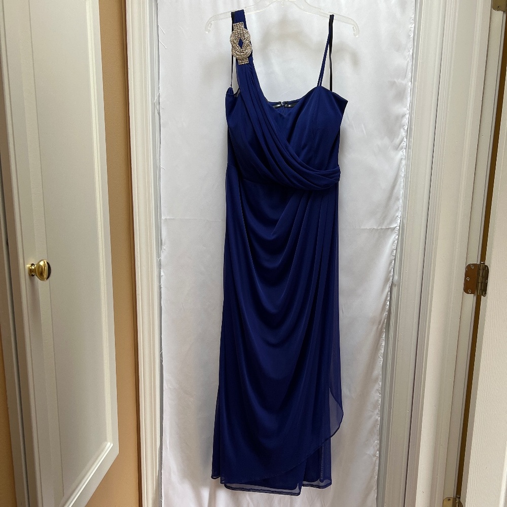 Xscape Royal Blue Evening Gown (16W)